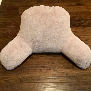 Cozy Plush Backrest Pillow - Pink